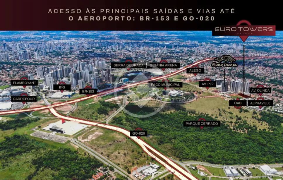 Sala Comercial Park Lozandes, Goiânia - GO — foto 1