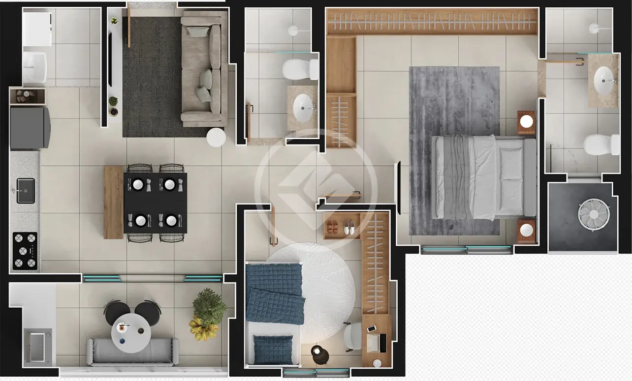 Apartamento 2 quartos no Vila Alto da Glória, Goiânia — foto 4 de 6