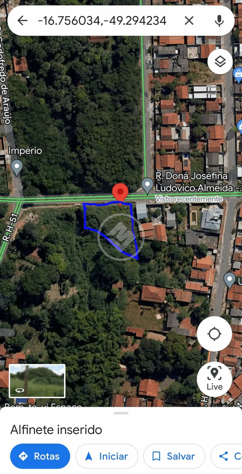 Terreno Cidade Vera Cruz, Aparecida de Goiânia - GO — foto 1