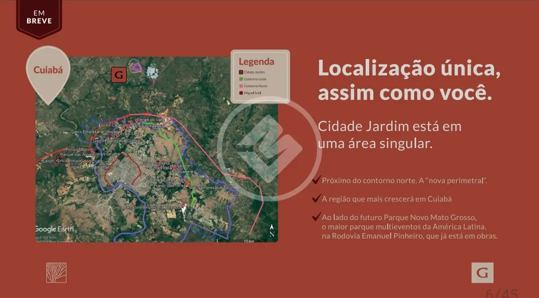 Terreno Condomínio Jardim Florianopolis, Cuiabá - MT — foto 2
