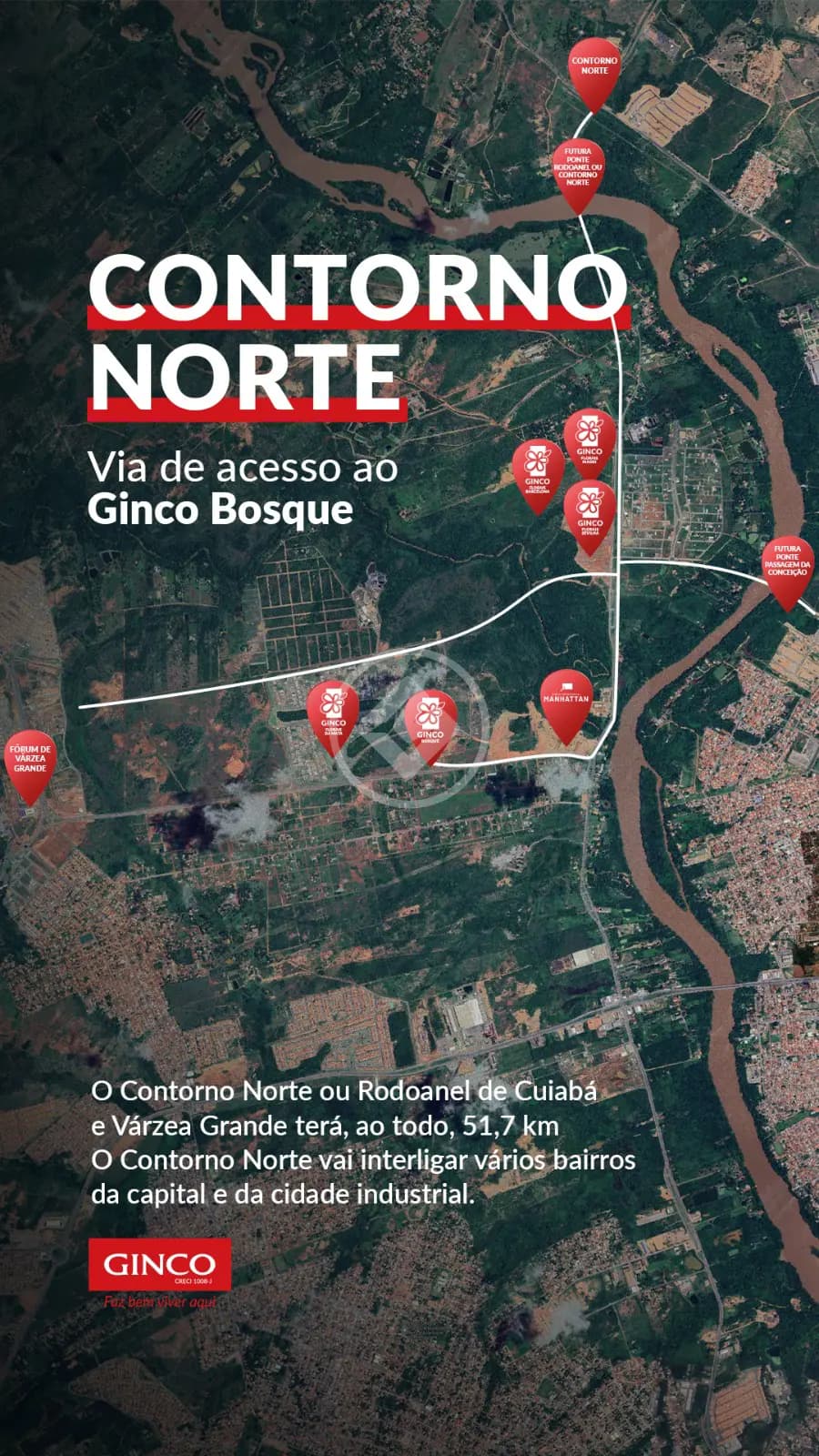 Terreno Condomínio PETRÓPOLIS, Várzea Grande - MT — foto 1