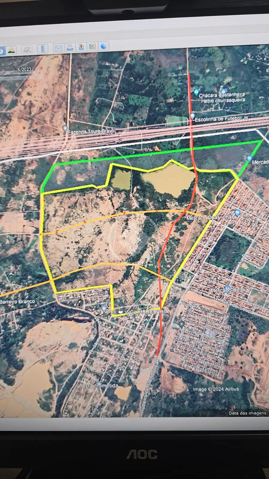 Area de 299 hectares  "FAZENDA TOURO BRAVO"