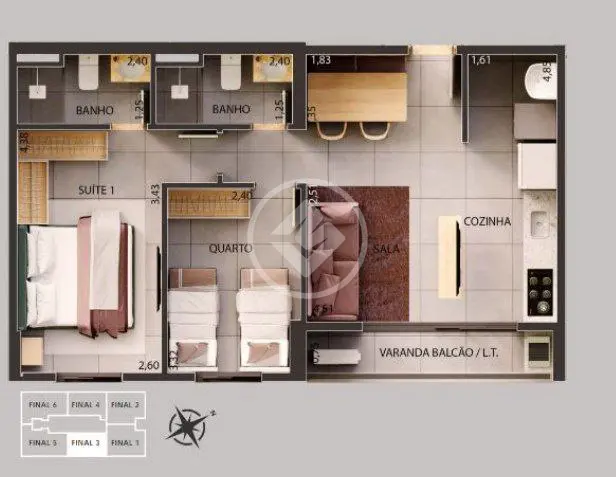 Apartamento Aeroviário, Goiânia - GO — foto 2