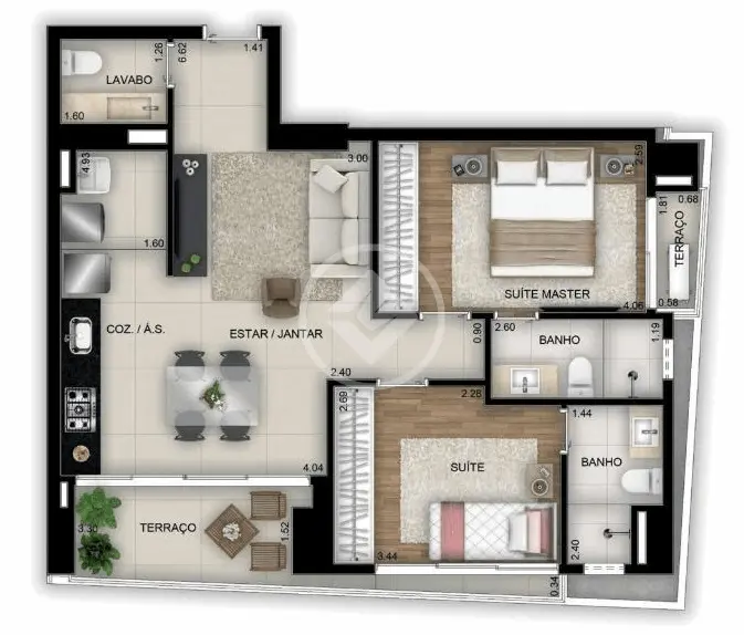 Apartamento 2 quartos no Setor Bueno, Goiânia — foto 4 de 5