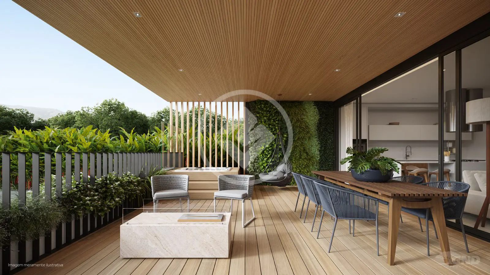 Apartamento Garden 4 quartos no Cacupé, Florianópolis — foto 4 de 6