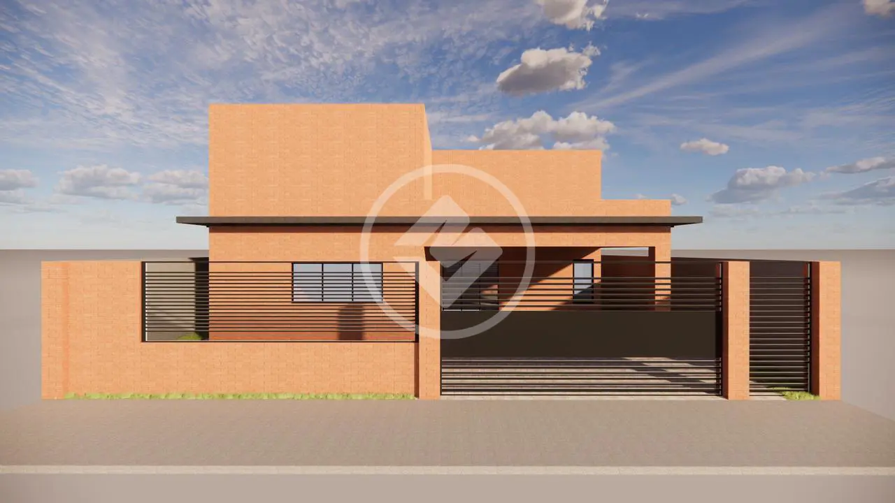 Casa em construção no Residencial das Brisas II – Jataí