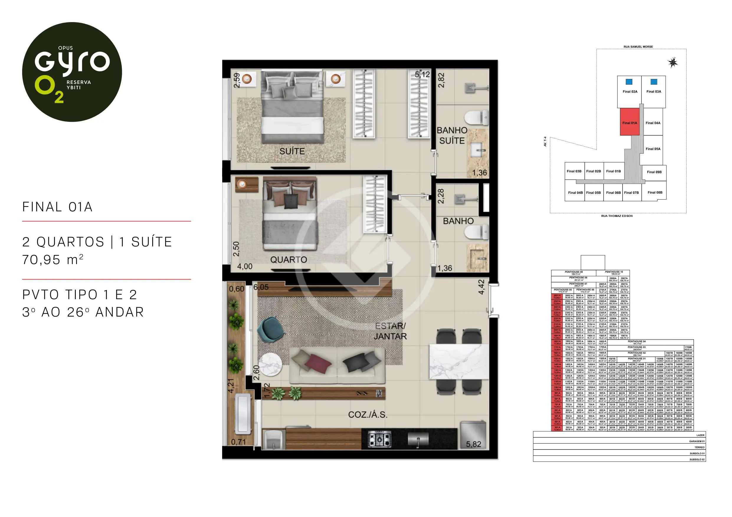 Apartamento 2 quartos no Serrinha, Goiânia — foto 3 de 6