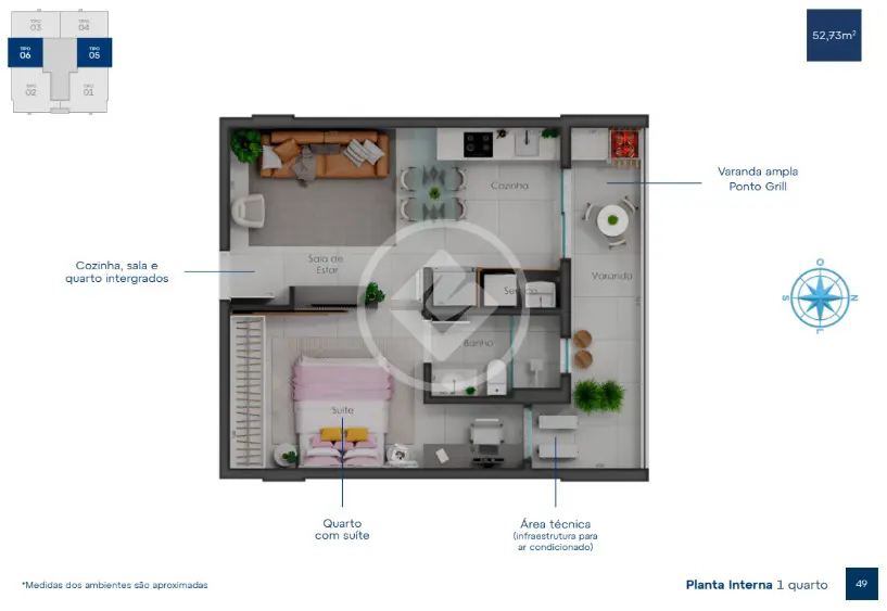 Apartamento Patrimônio, Uberlândia - MG — foto 2