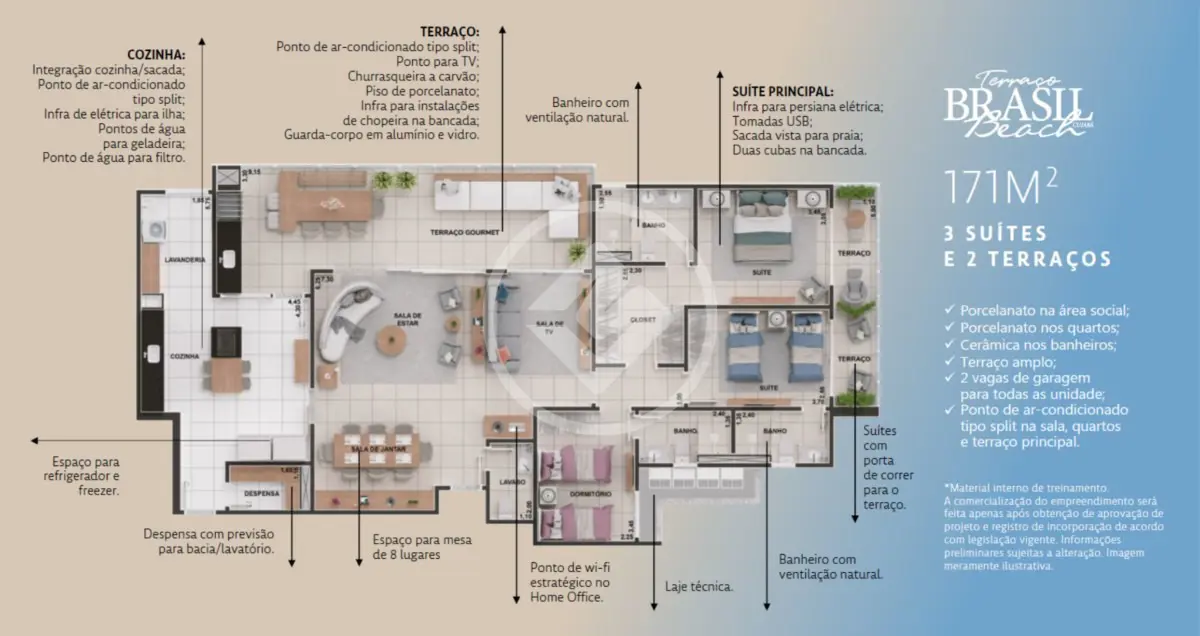 Apartamento 3 quartos no Ribeirão do Lipa, Cuiabá — foto 5 de 5