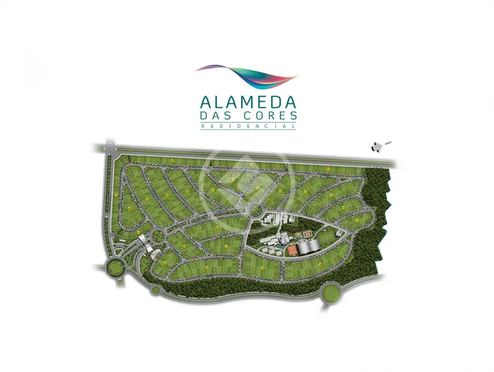 Terreno Condomínio Alameda das Cores Residencial, Sinop - MT — foto 2