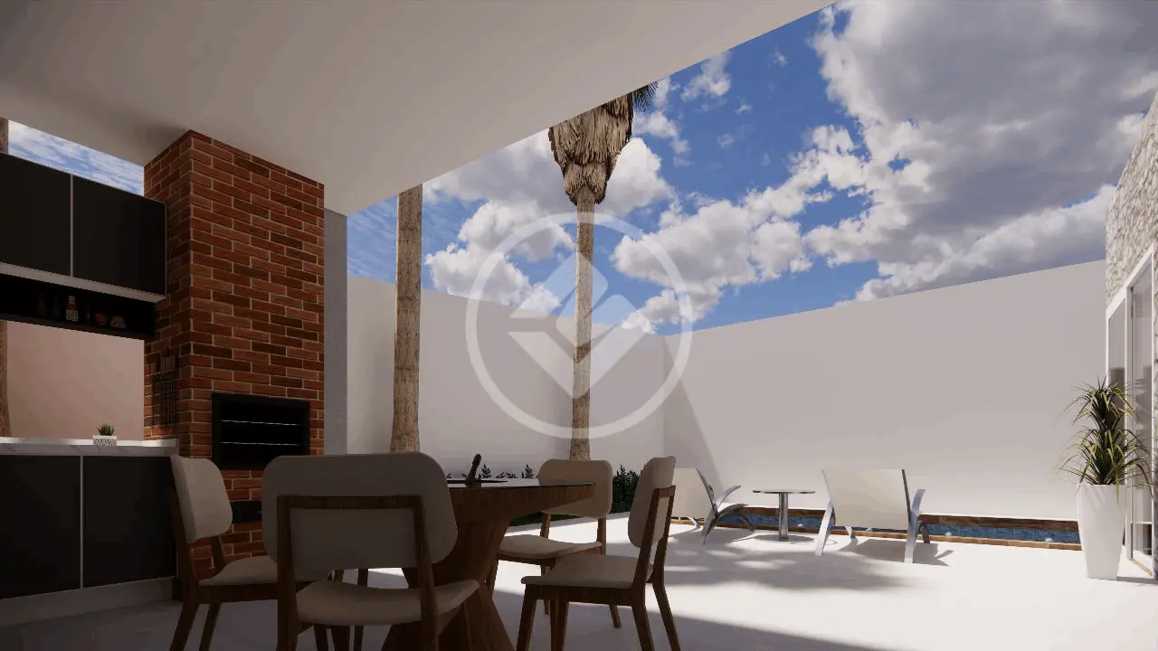 Sobrado em condomínio à venda com 3 quartos, sendo 3 suítes – 394 m²- Nova Uberlândia - Uberlândia/MG