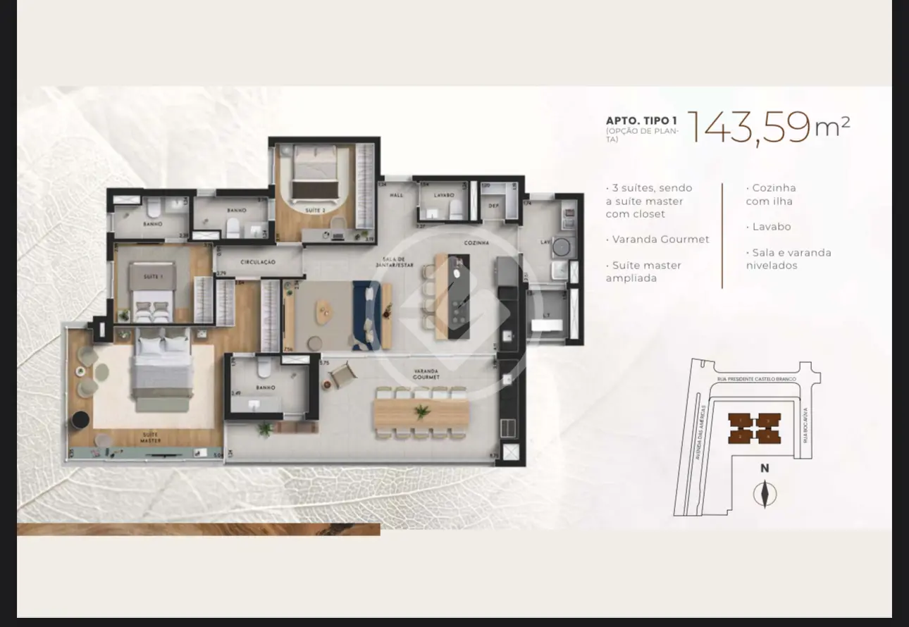 Apartamento Morada da Colina, Uberlândia - MG — foto 1