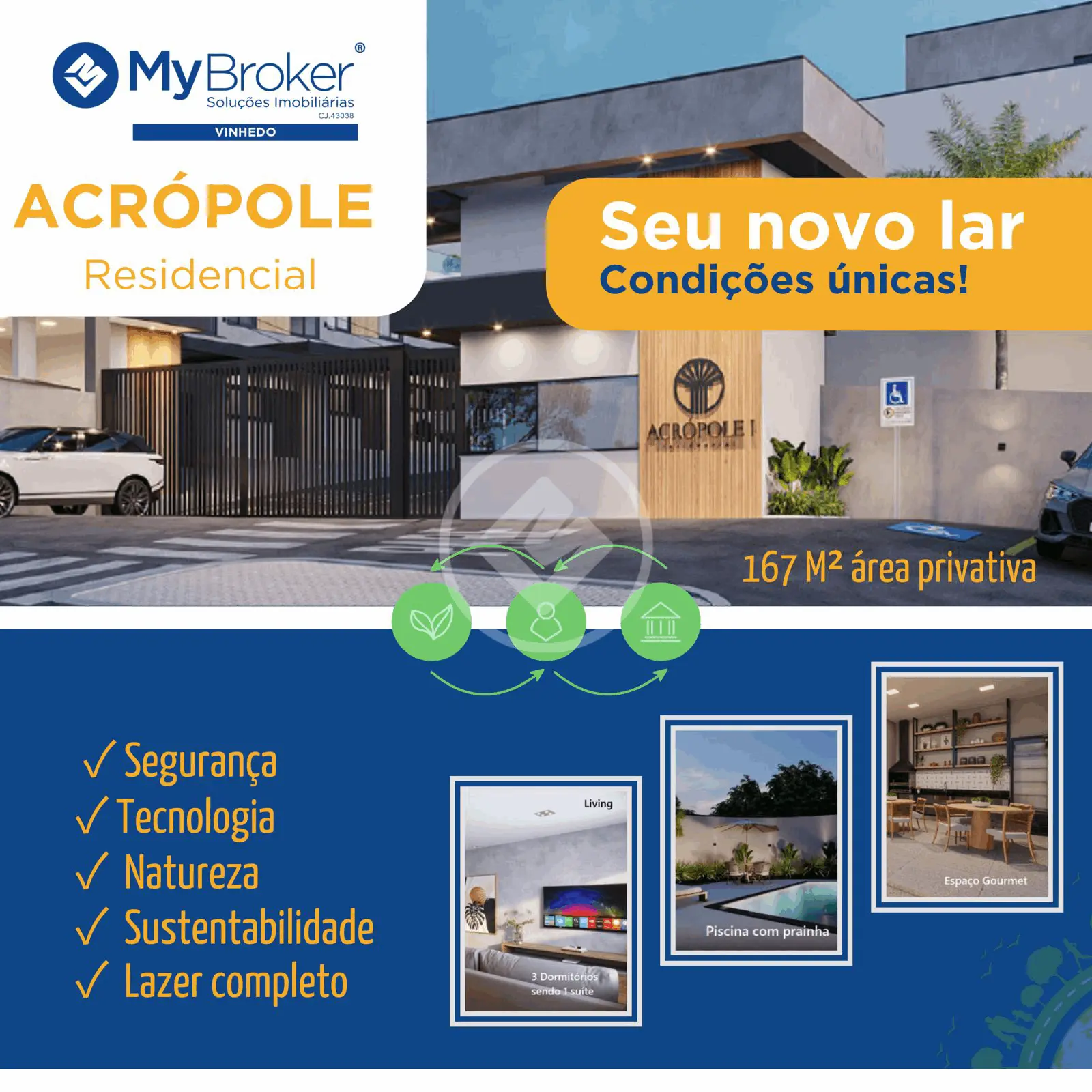 Casa Condomínio Bosque, Vinhedo - SP — foto 1