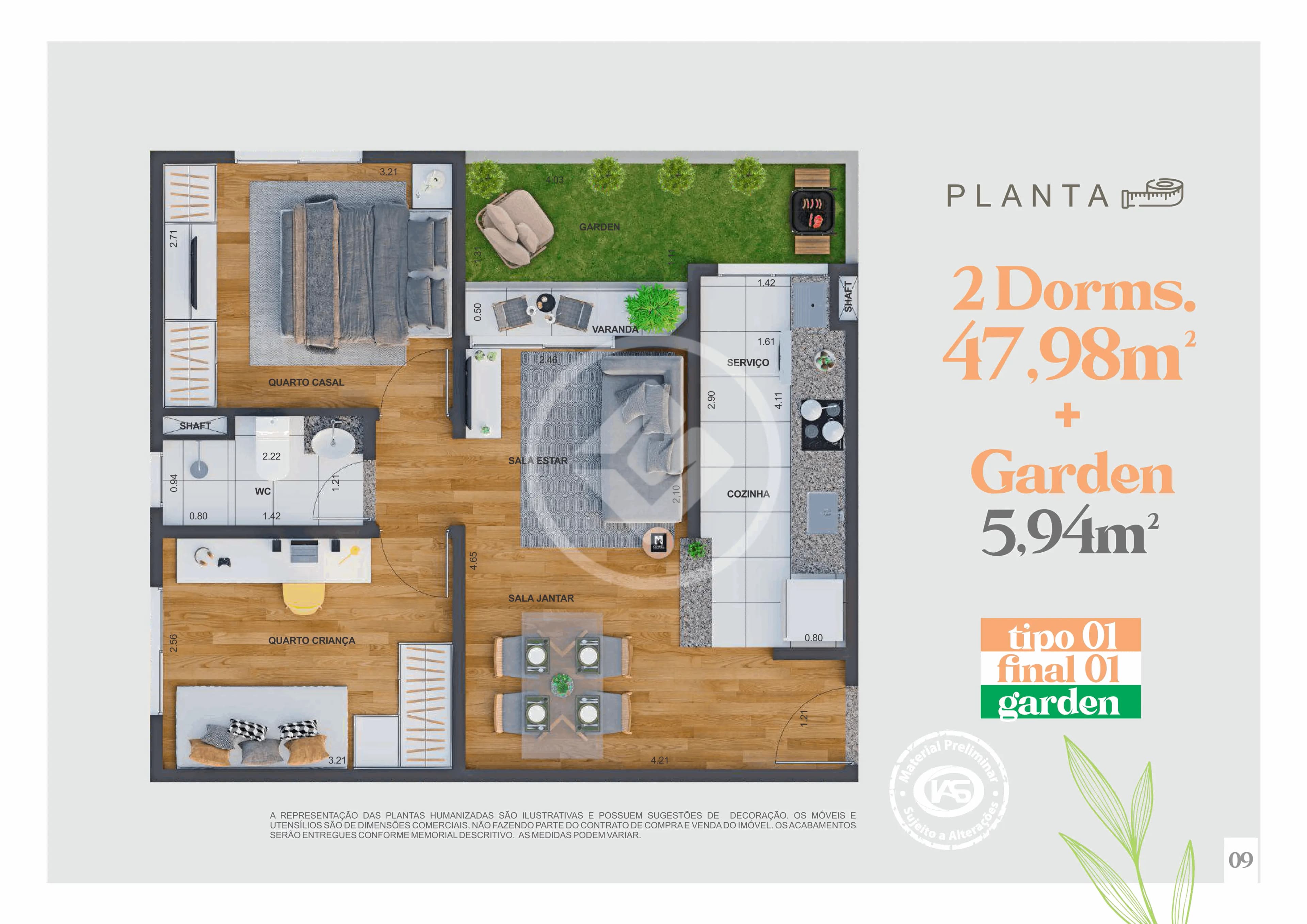 Apartamento 2 quartos no Saltinho, Paulínia — foto 6 de 6