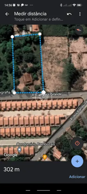 Terreno a venda (possui uma casa)