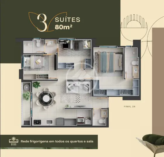 Apartamento Nova Suiça, Goiânia - GO — foto 2