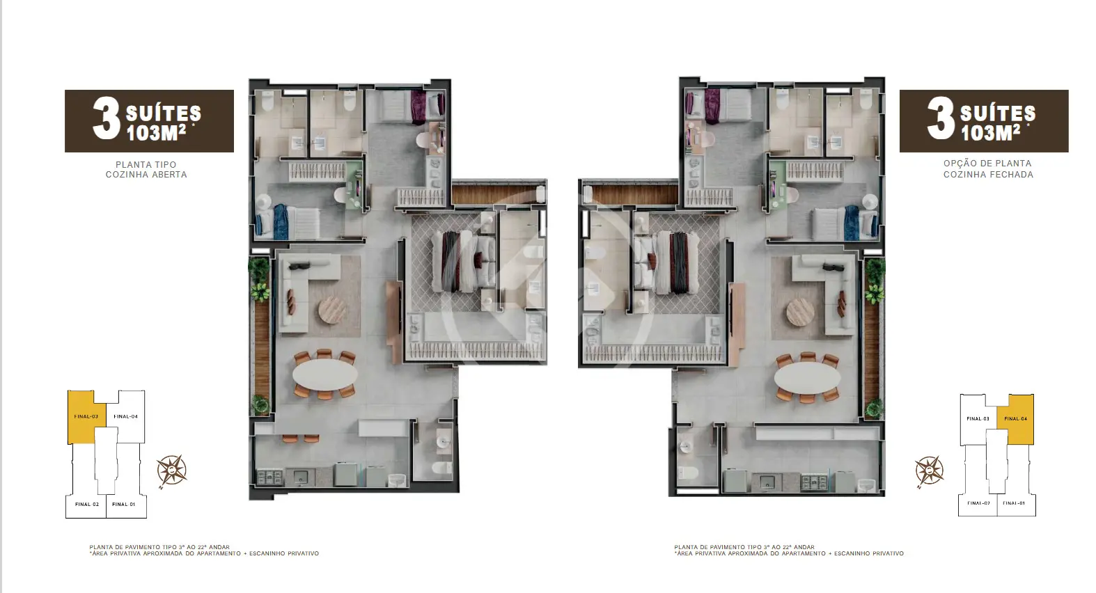 Apartamento 3 quartos no Jundiaí, Anápolis — foto 4 de 4