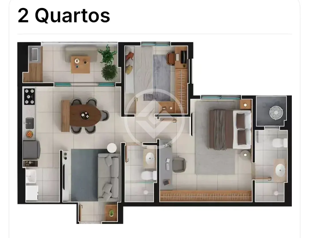Apartamento 2 quartos no Vila Alto da Glória, Goiânia — foto 2 de 4