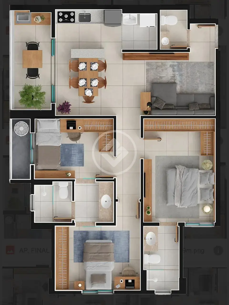Apartamento 3 quartos no Vila Alto da Glória, Goiânia — foto 3 de 6