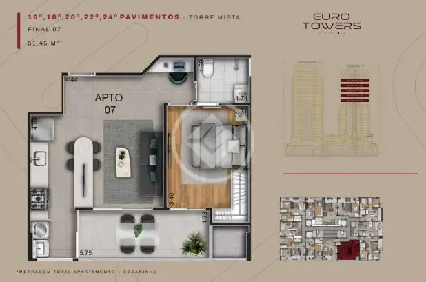 Apartamento 1 quarto no Park Lozandes, Goiânia — foto 6 de 6