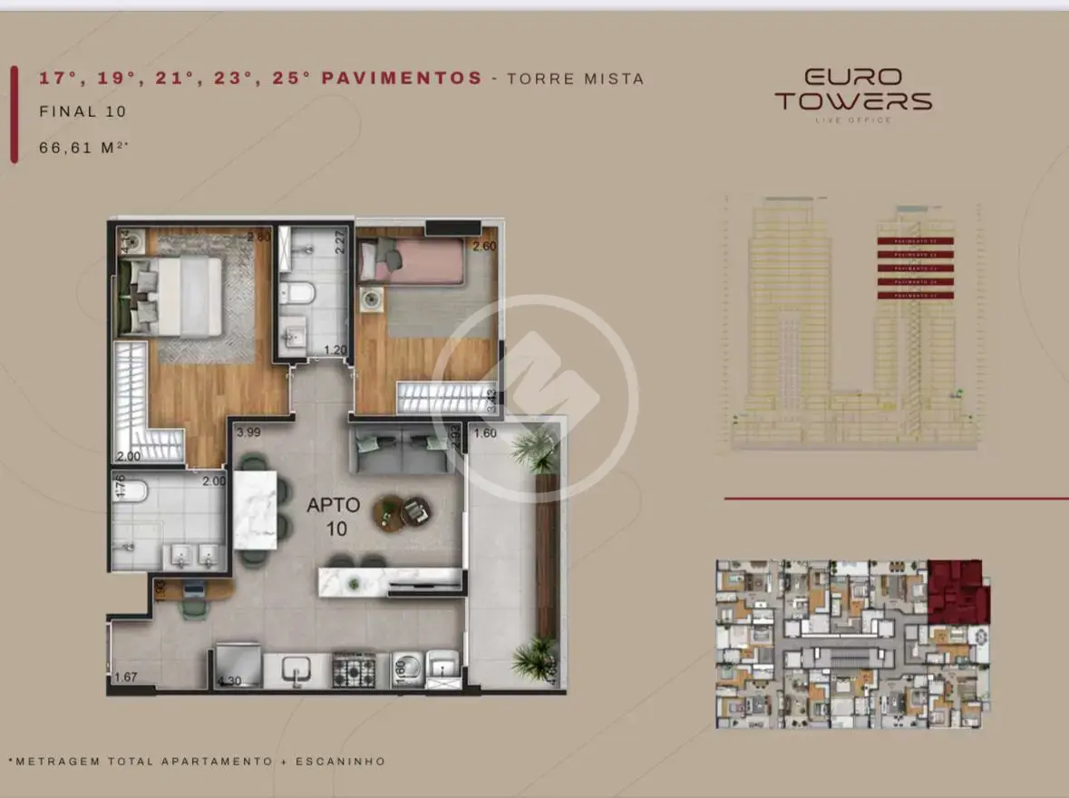 Apartamento Park Lozandes, Goiânia - GO — foto 1