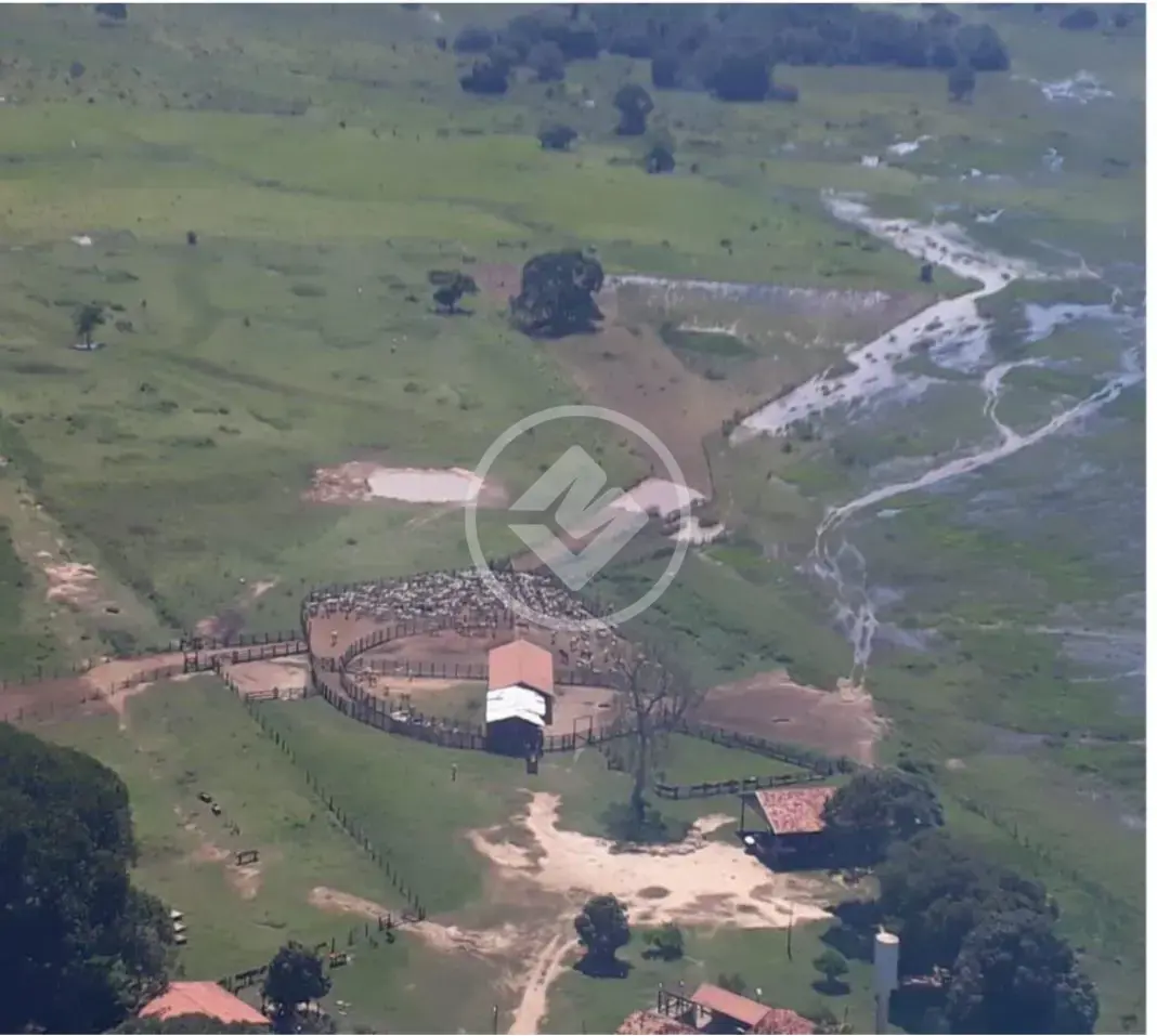FAZENDA LOCALIZADA EM POCONÉ MATO GROSSO, COM APROXIMADAMENTE 88.000 HECTARES (OITENTA E OITO MIL HECTARES) COM PISTA DE AVIÃO DE 650m.