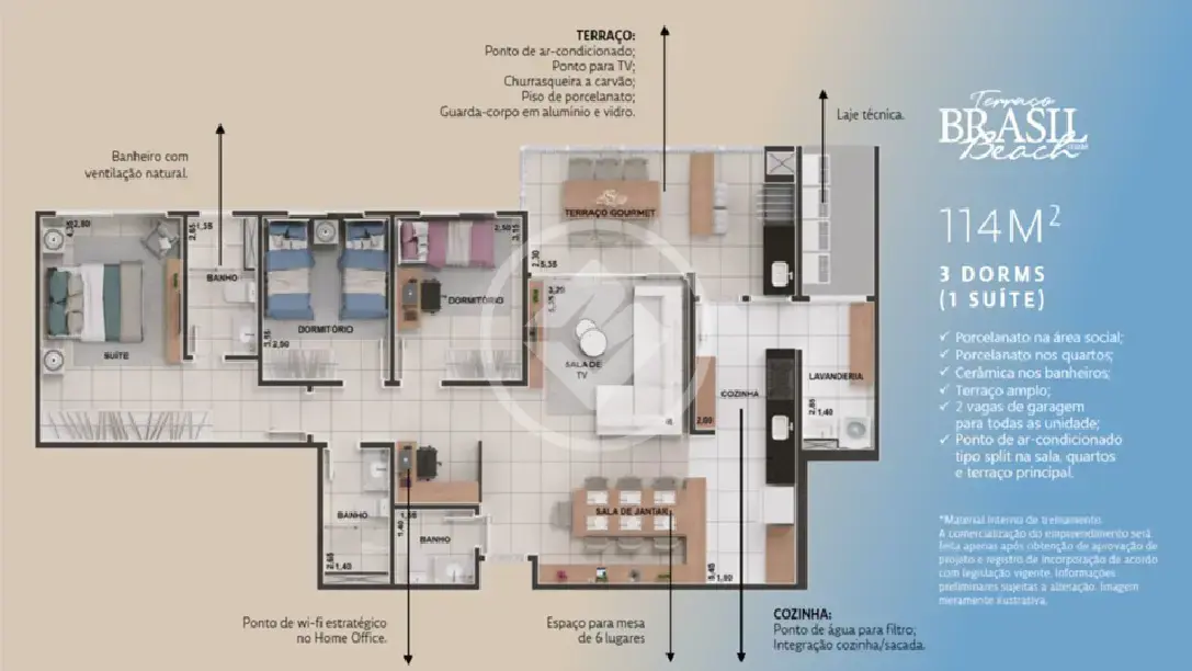Apartamento 3 quartos no Ribeirão do Lipa, Cuiabá — foto 5 de 5