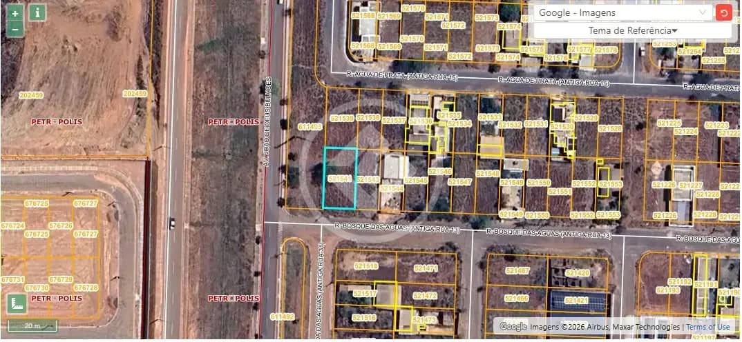 Lote de esquina no Loteamento Parque das Águas - Várzea Grande