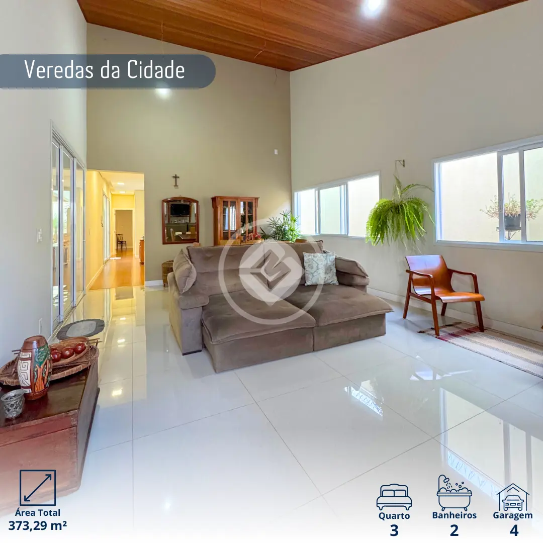 CASA NO VEREDAS DA CIDADE