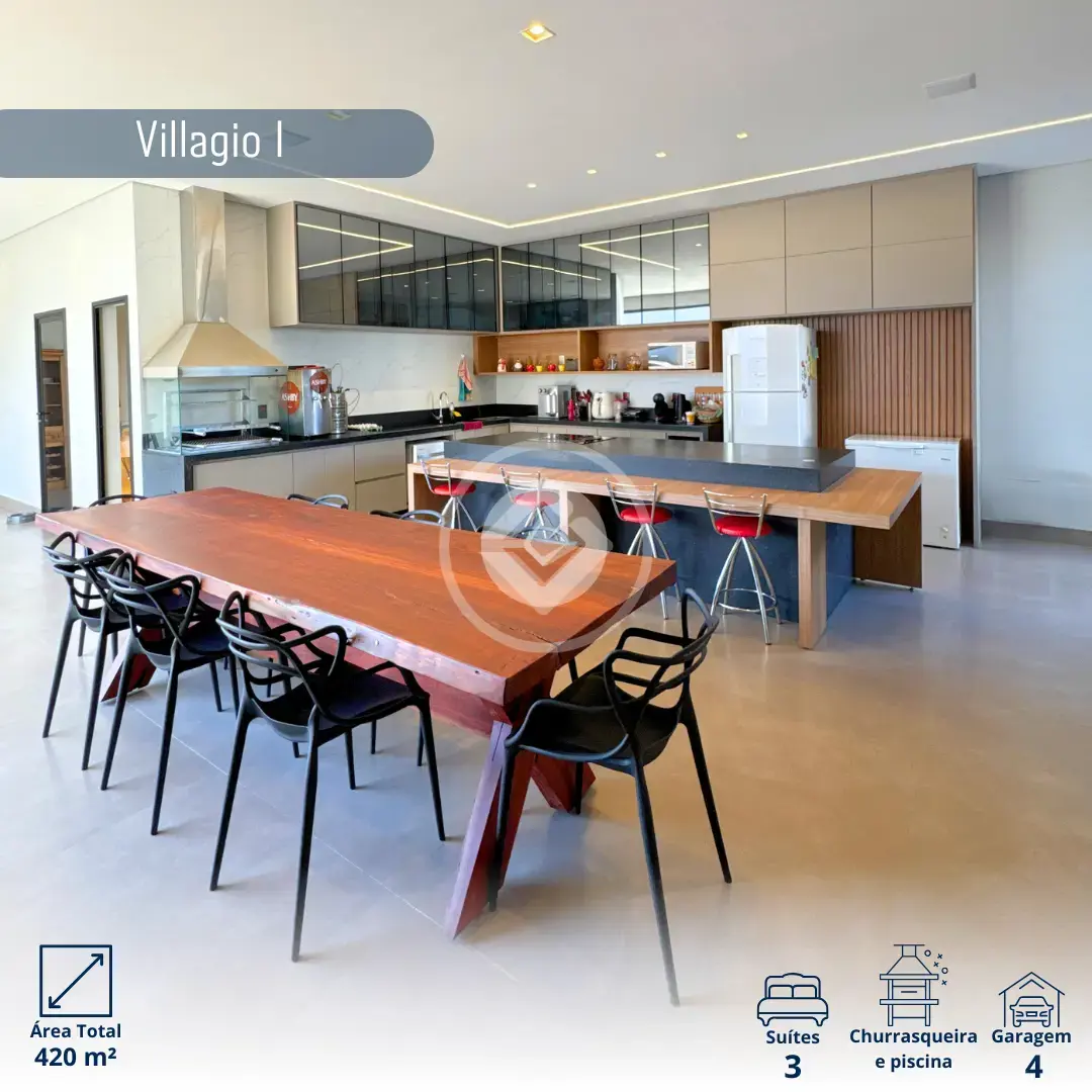 Casa Condomínio Loteamento Residencial Villágio I, Araxá - MG — foto 1