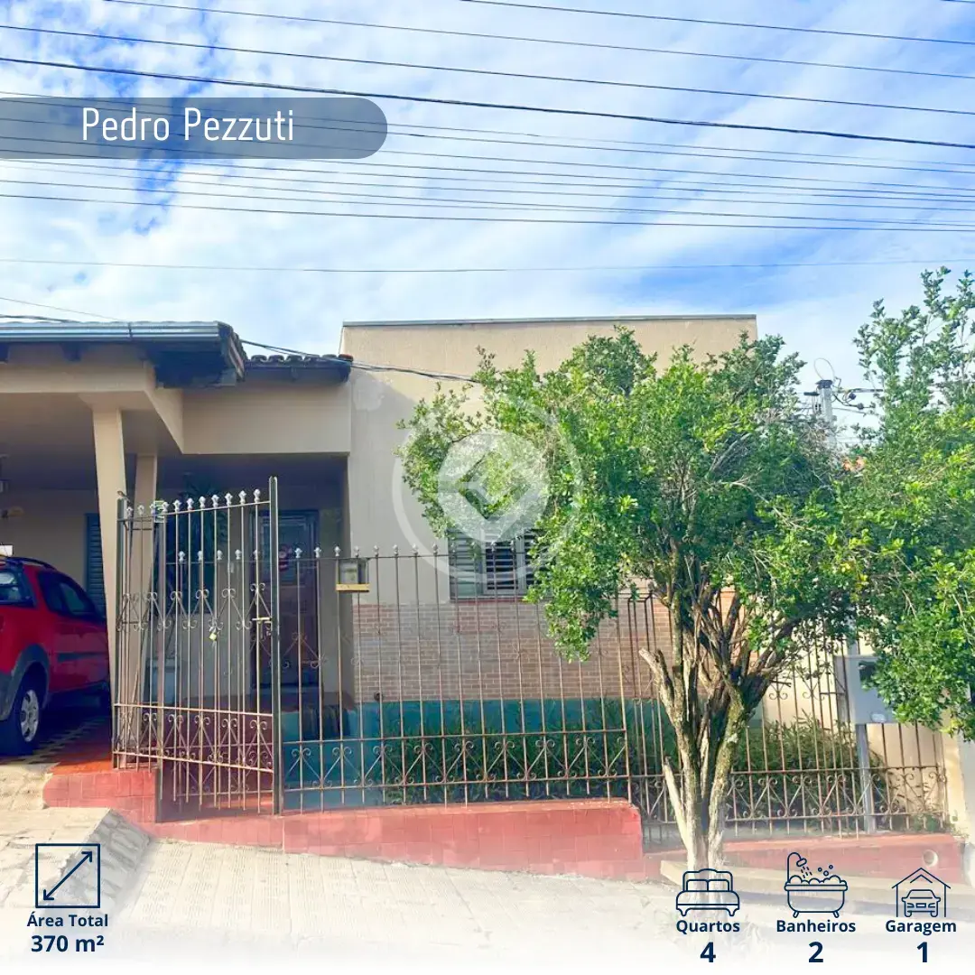 Casa com casa de fundo
