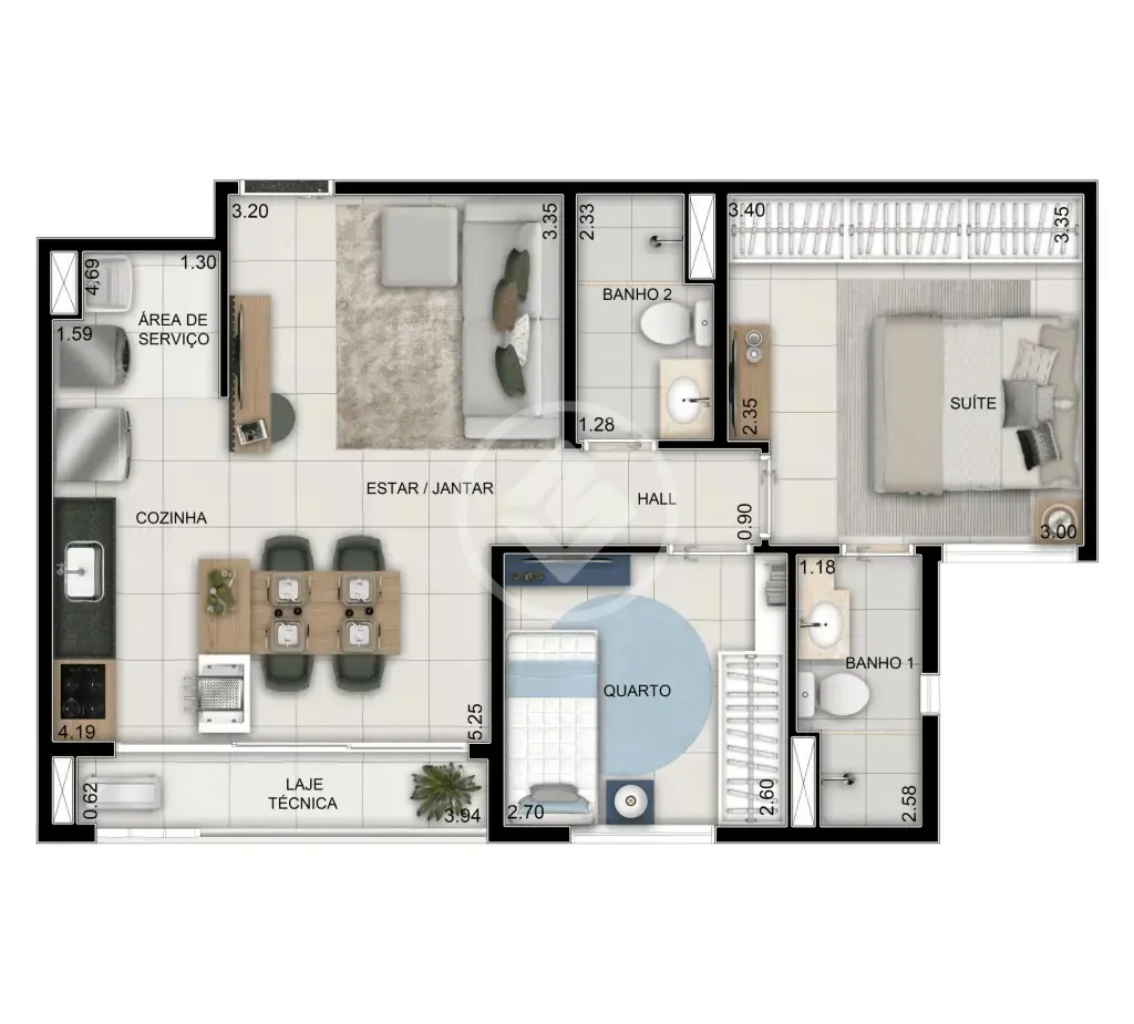 Apartamento Setor Bueno, Goiânia - GO — foto 1