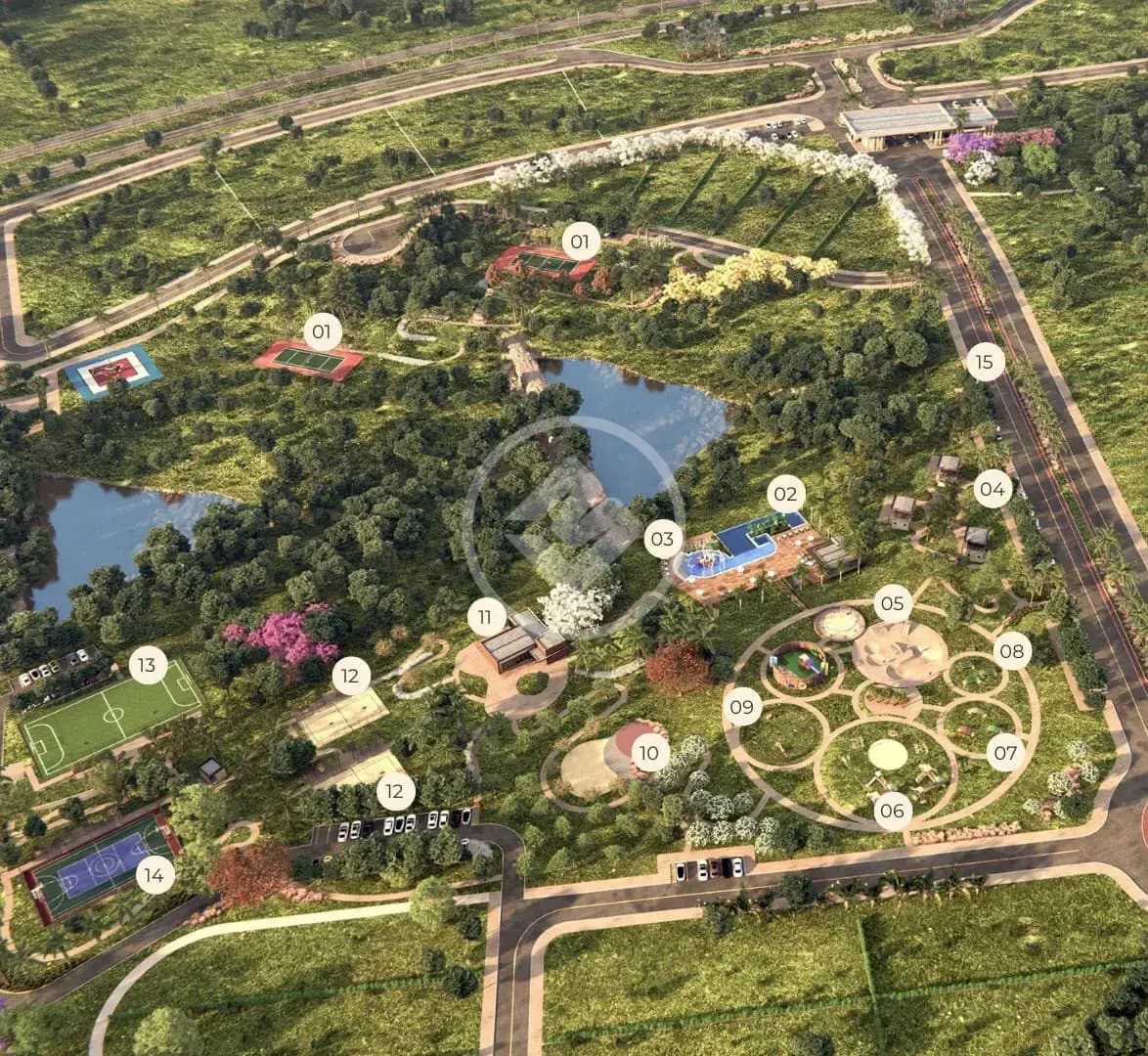 Terreno Condomínio no Zona Rural, Hidrolândia — foto 3 de 4