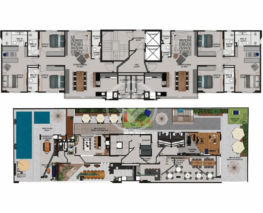 Apartamento 3 quartos no Centro, Balneário Camboriú — foto 4 de 5
