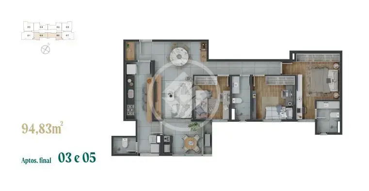 Apartamento 3 quartos no Piemonte, Nova Lima — foto 2 de 6