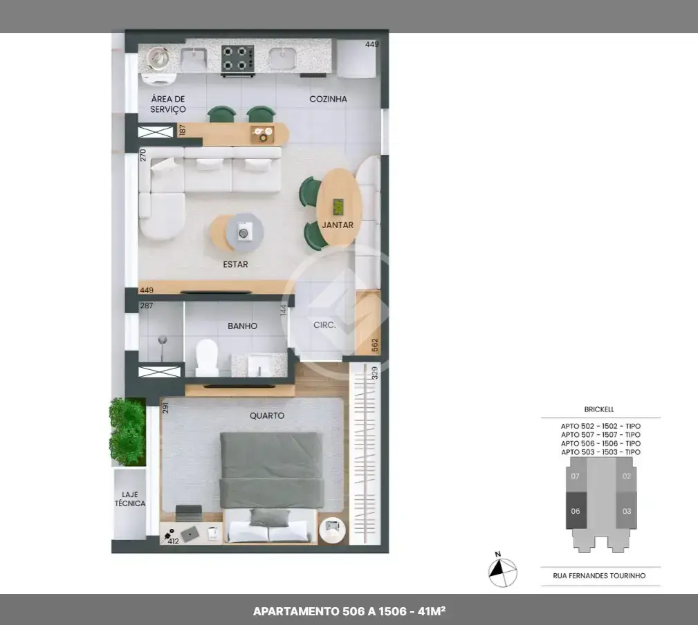 Apartamento 1 quarto no Savassi, Belo Horizonte — foto 4 de 6