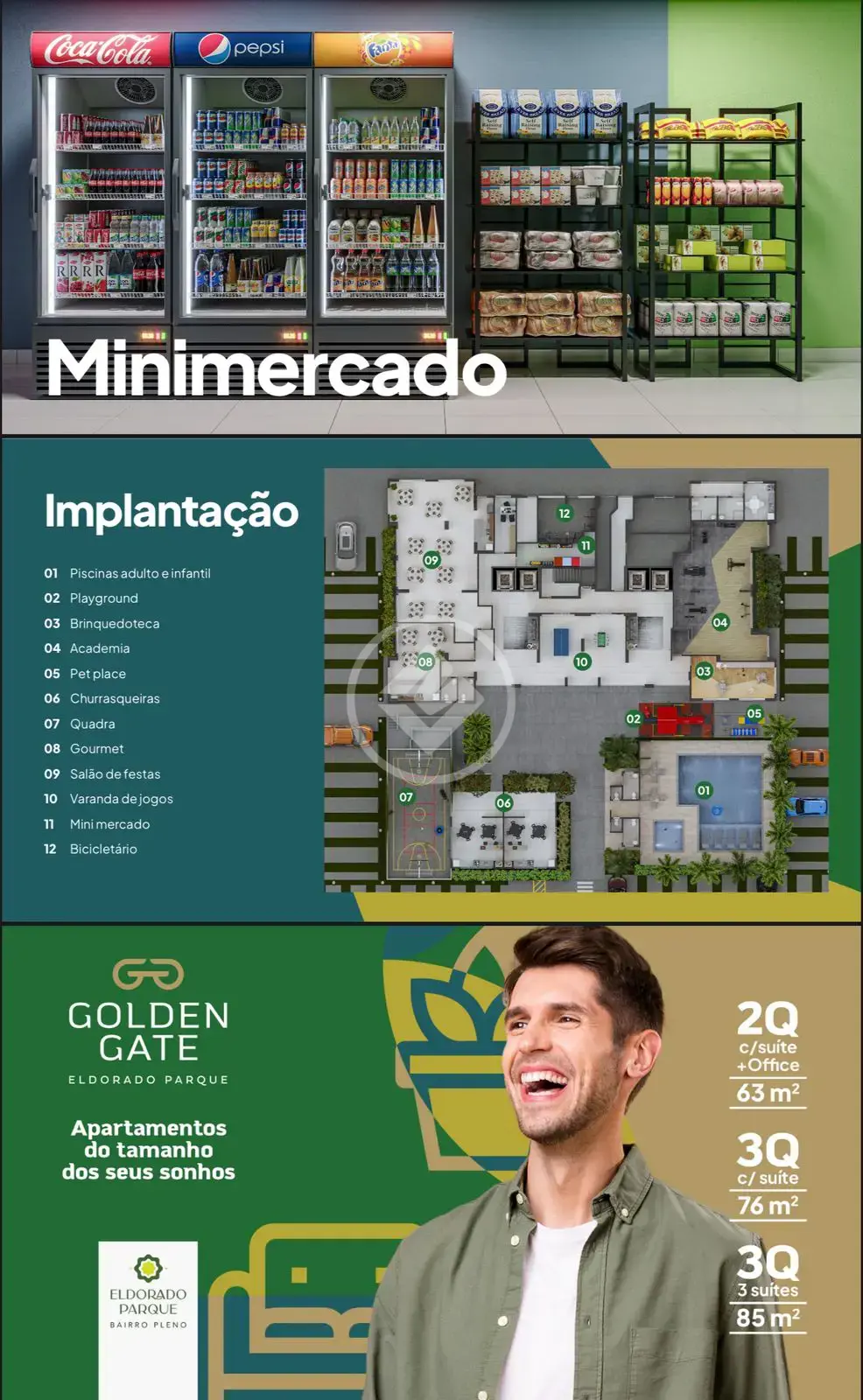 Apartamento 2 quartos no Residencial Parque Oeste, Goiânia — foto 2 de 5