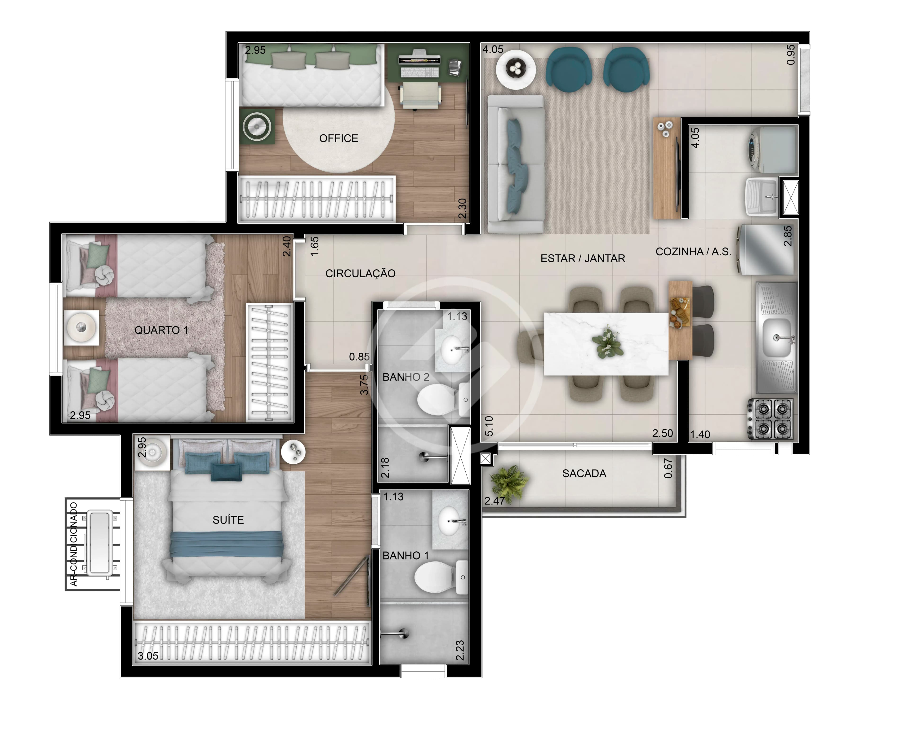 Apartamento 3 quartos no Parque Amazônia, Goiânia — foto 5 de 6