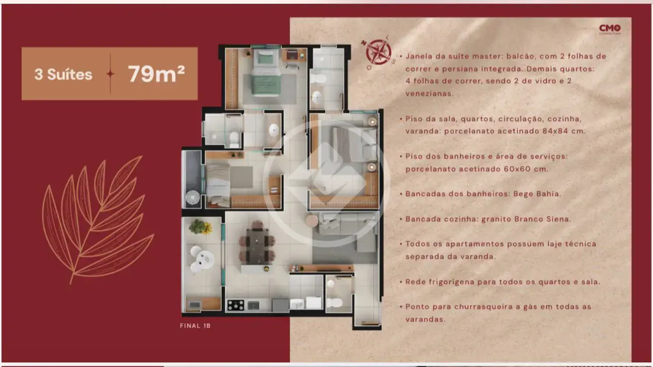 Apartamento 3 quartos no Vila Alto da Glória, Goiânia — foto 4 de 6