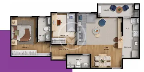 Apartamento 2 quartos no Mansões Santo Antônio, Campinas — foto 3 de 6