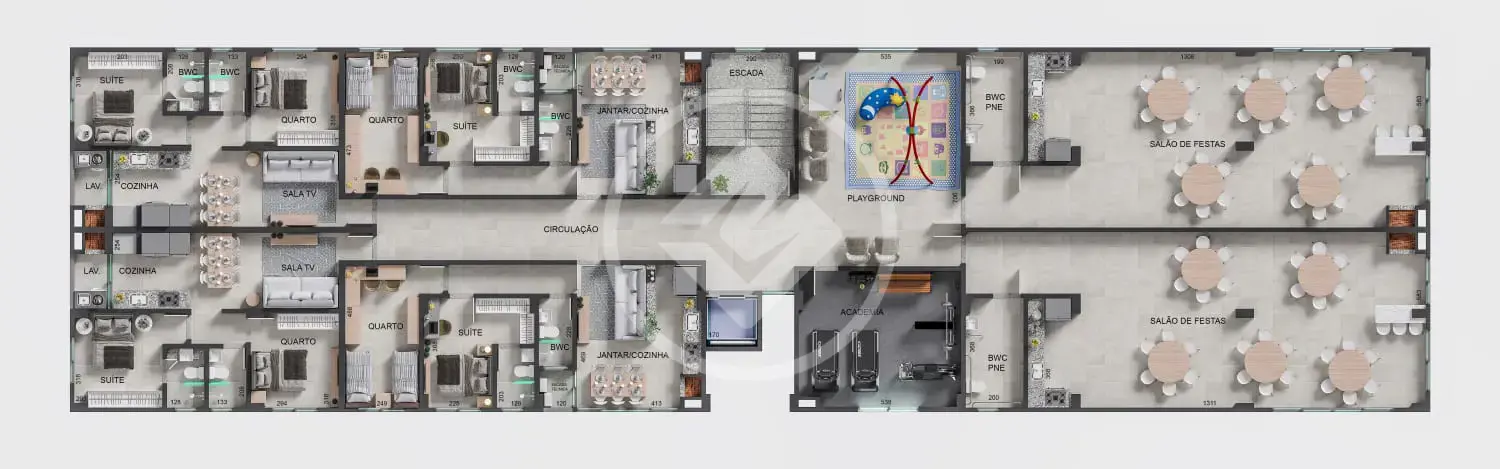 Apartamento 1 quarto no Pioneiros Catarinenses, Cascavel — foto 3 de 3