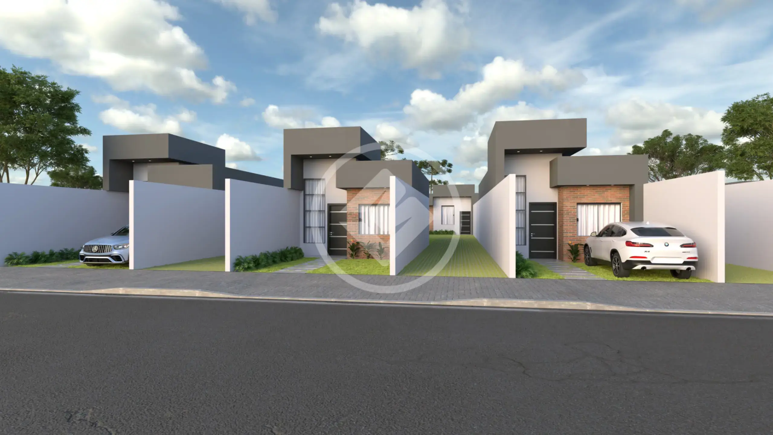 Casas na planta, no bairro Esmeralda com 3 quartos.