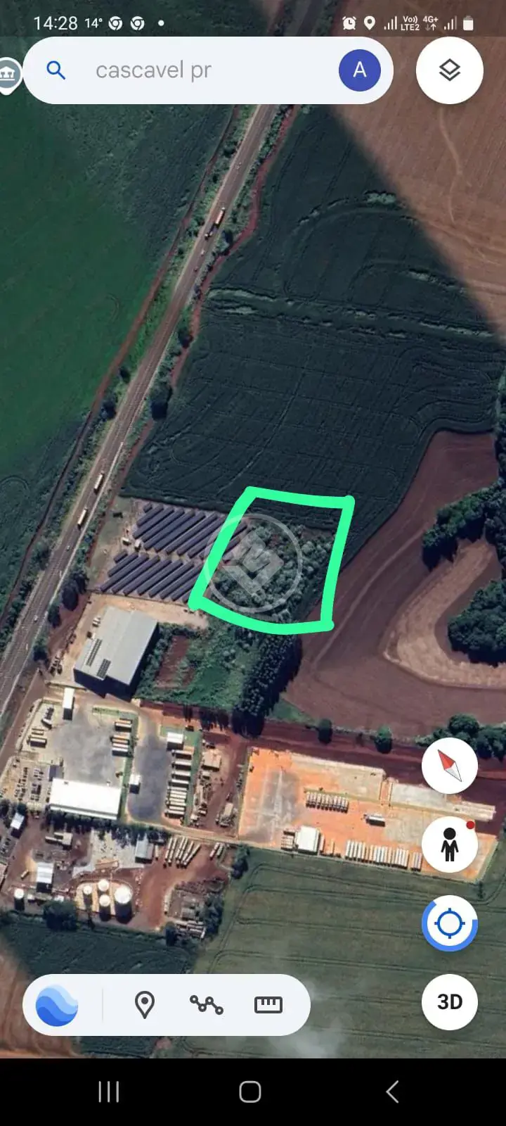Terreno Comercial no Área Rural de Cascavel, Cascavel — foto 3 de 4