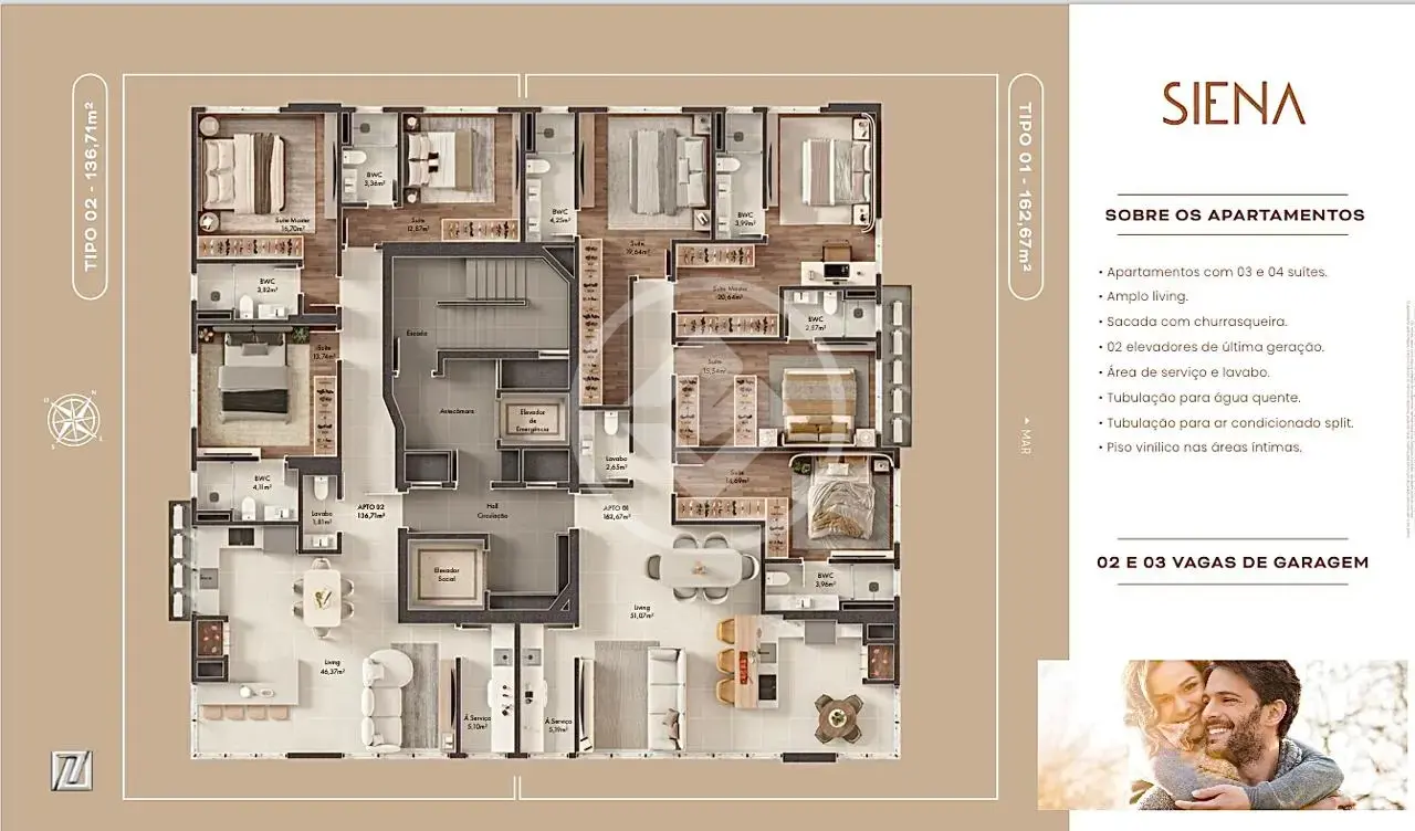Apartamento 3 quartos no Meia Praia, Itapema — foto 6 de 6