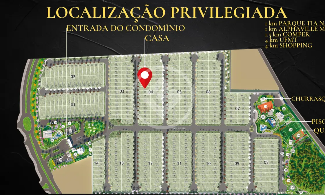 Casa Condomínio JARDIM ITÁLIA, Cuiabá - MT — foto 2