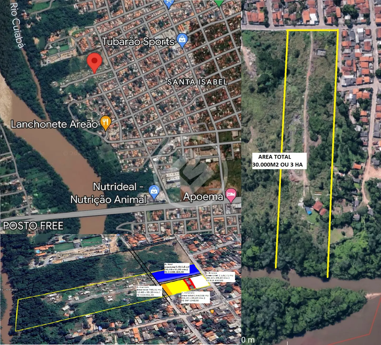 TERRENO COMERCIAL À VENDA EM CUIABÁ 3HA R$ 9.900.000,00