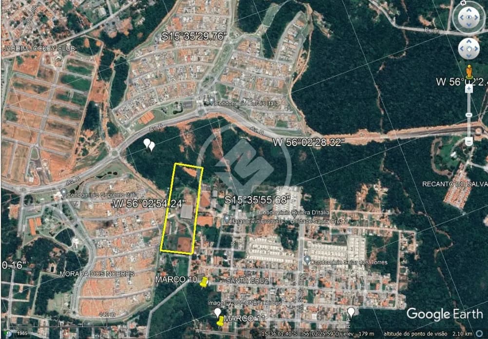 área para incorporação