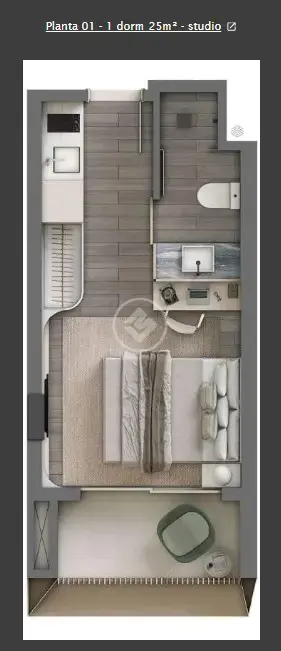 Loft / Studio BATEL, Curitiba - PR — foto 2