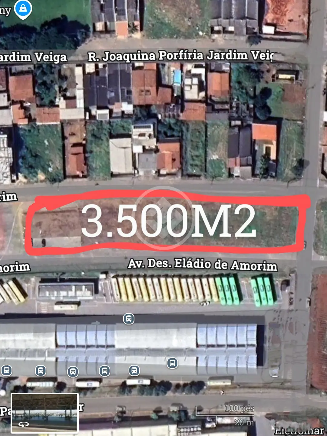 OPORTUNIDADE ÁREA EM FRENTE AO TERMINAL VEIGA JARDIM