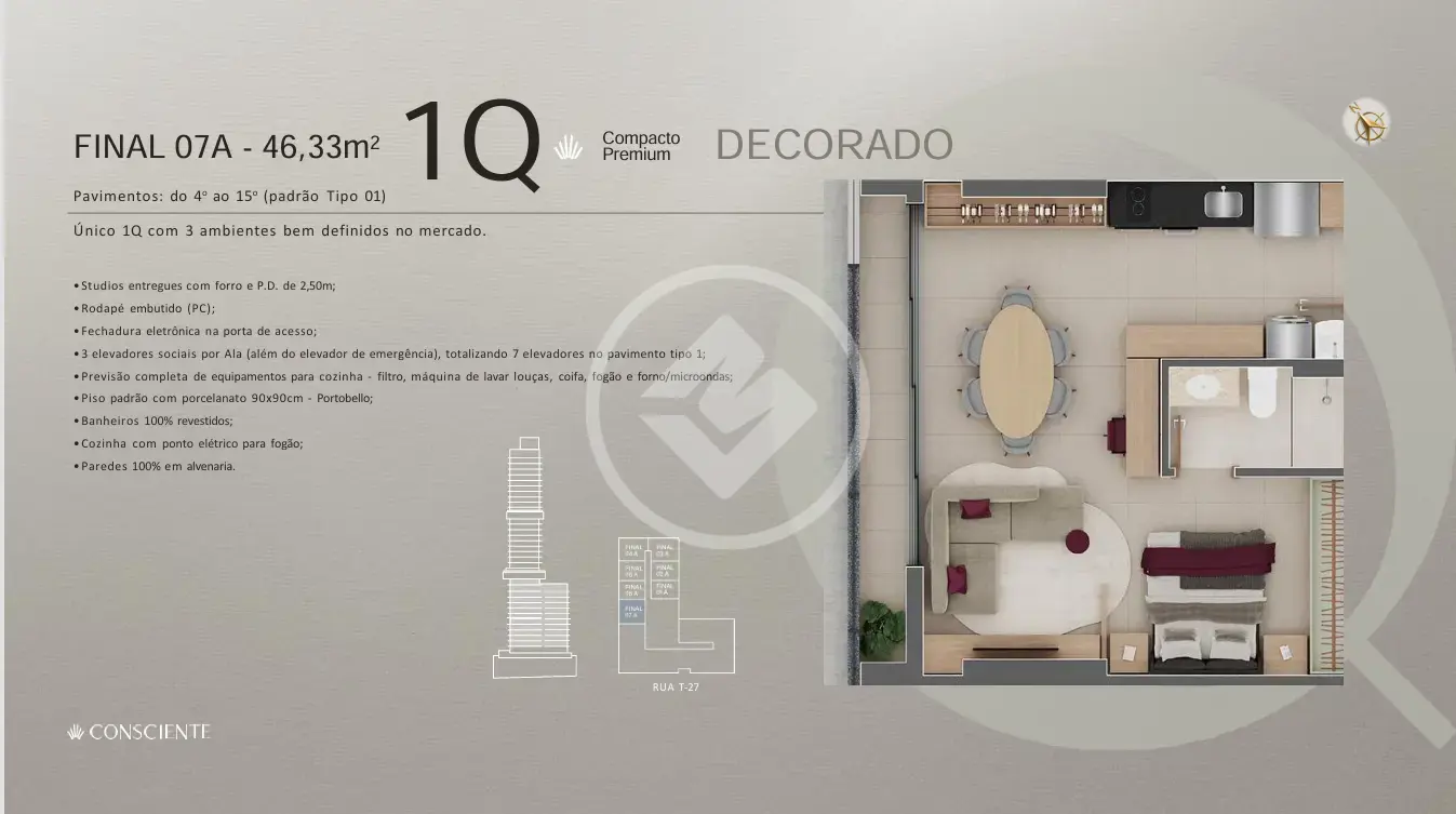 Flat 2 quartos no Setor Bueno, Goiânia — foto 6 de 6